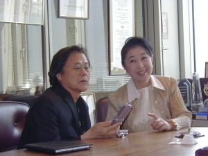 Dr. Kisho Kurokawa and Dr. Yuri Konno