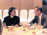 Architect Dr. Kisho Kurokawa chats with Former Union Bank of California