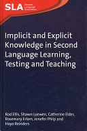 74-EllisImplicitAndExplicitKnowledgeinSecondLanguageLearningTestingandTeaching