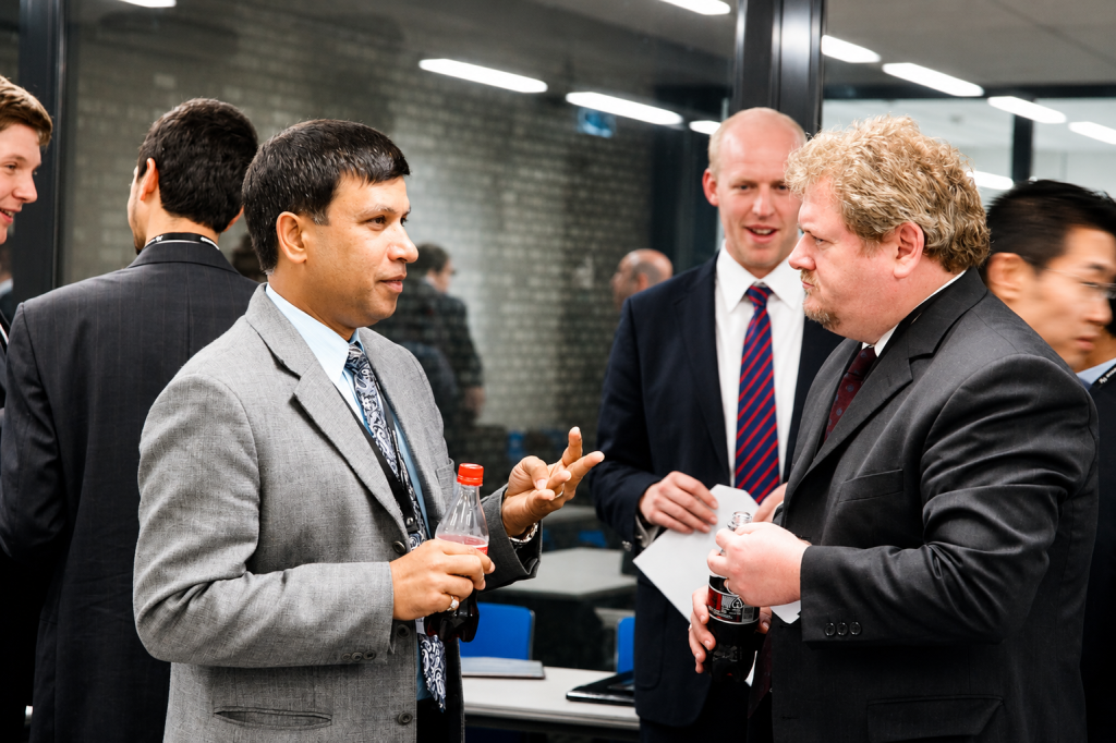 AU MBA students networking