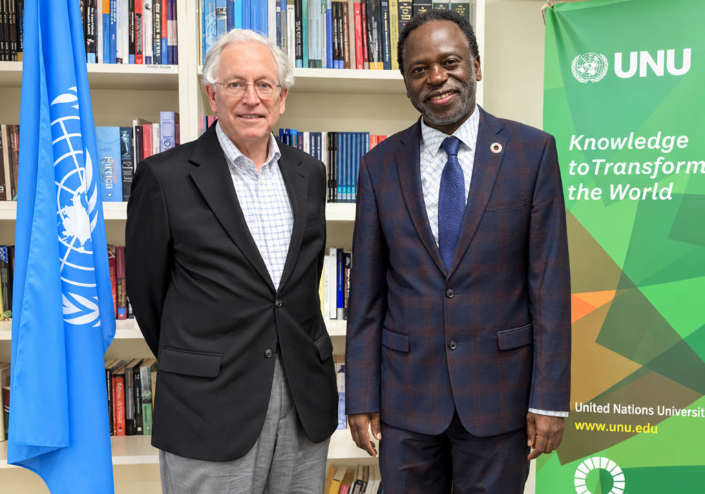 Anaheim University Chancellor Peter Langenberg Meets with United Nations University Rector and AI Pioneer Dr. Tshilidzi Marwala